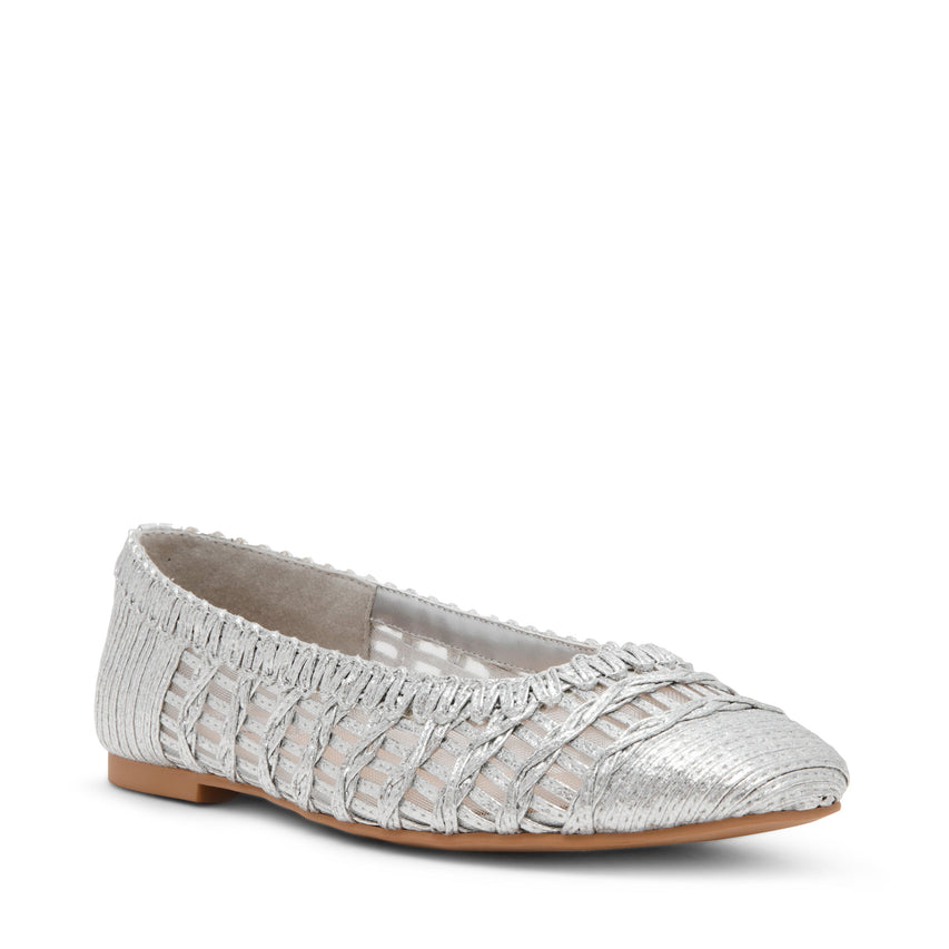 Warm-Up Women's Silver Ballet Flats - view 2