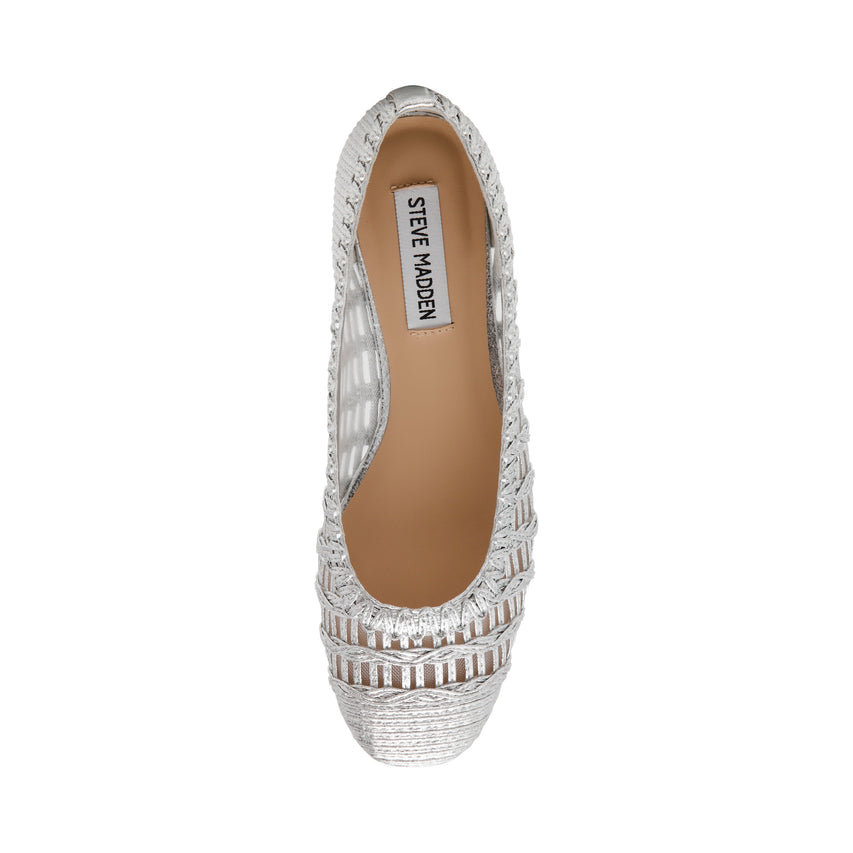 Warm-Up Women's Silver Ballet Flats - view 4
